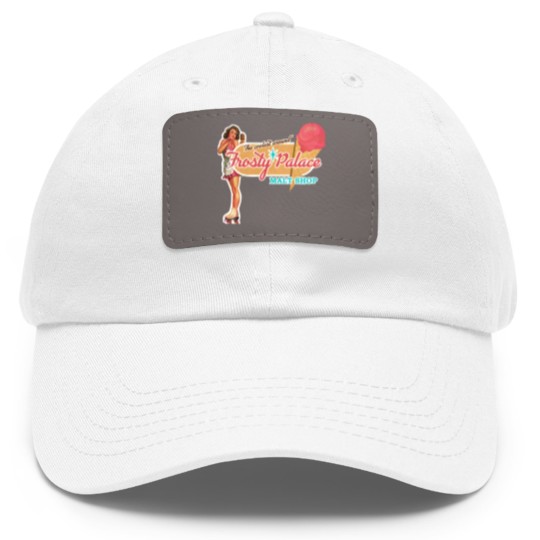 Discover Frosty Palace, distressed from GREASE - Grease - Dad Hat With Leather Patch