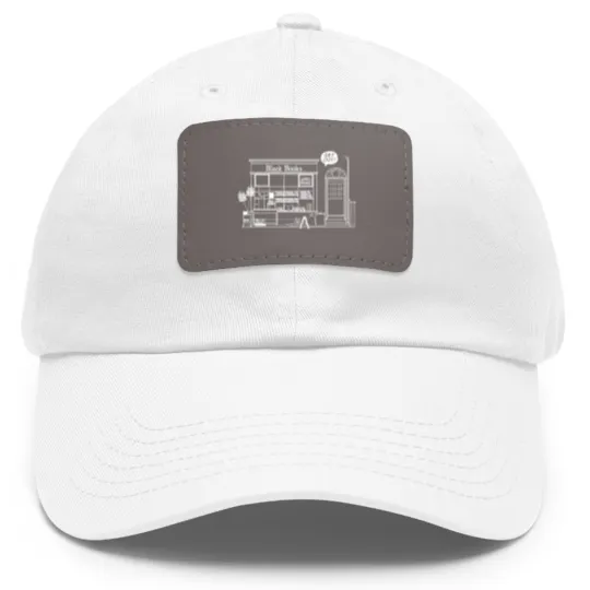 Discover Get Out! - Black Books - Dad Hat With Leather Patch
