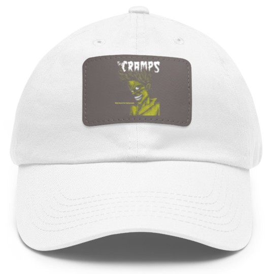 Discover The Cramps Unisex Dad Hat With Leather Patch: Bad Music