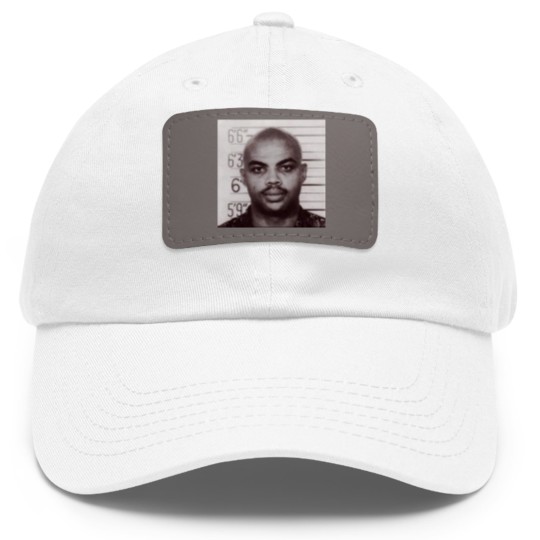 Discover Charles Barkley Mugshot Dad Hat With Leather Patch