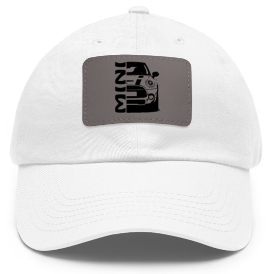 Discover Mini Mini Cooper Dad Hat With Leather Patch