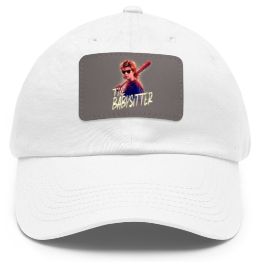 Discover Netflix Stranger Things Steve The Babysitter Portrait Dad Hat With Leather Patch