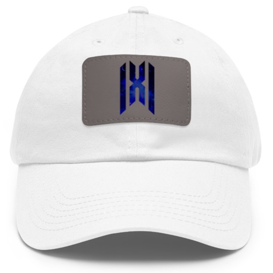 Discover Monsta X Logo Night Sky - Monsta X - Dad Hat With Leather Patch