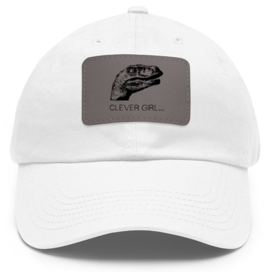 Discover clever girl Dad Hat With Leather Patch