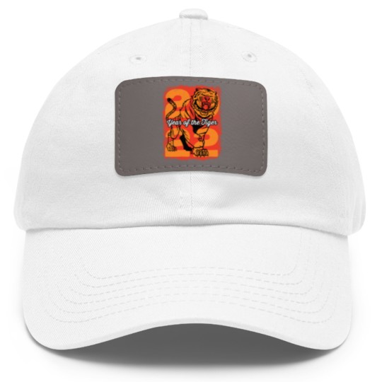 Discover Year of the Tiger 2022 - Year Of The Tiger - Dad Hat With Leather Patch