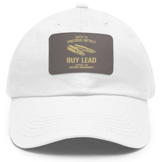 Discover Gun Control Precious Metals - Gun Control - Dad Hat With Leather Patch
