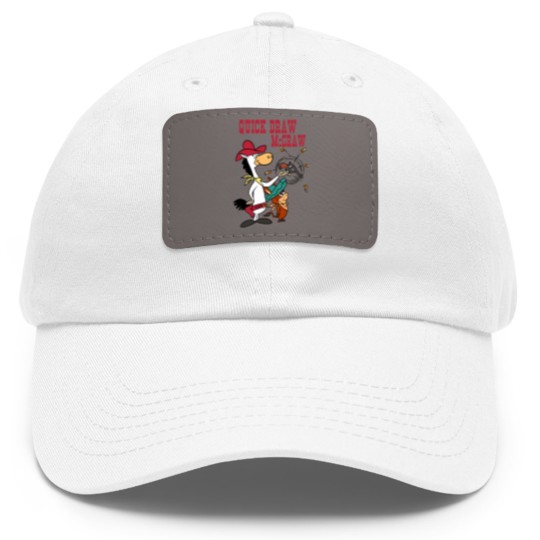 Discover Quick Draw mcgraw - Quick Draw Mcgraw - Dad Hat With Leather Patch