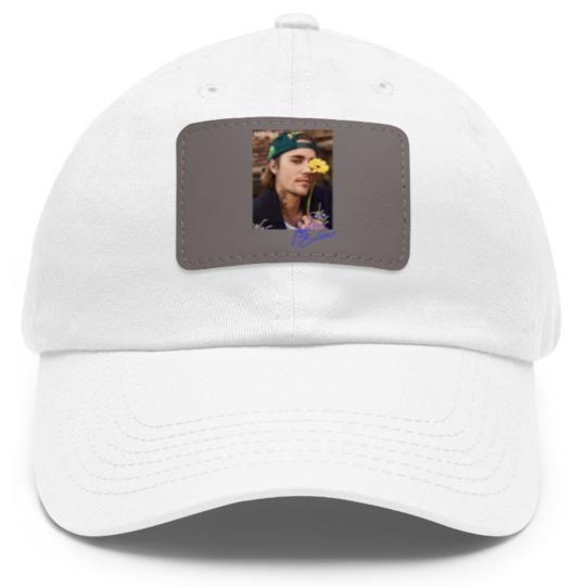 Discover Justin Bieber Signature Tour 2022 Dad Hat With Leather Patch