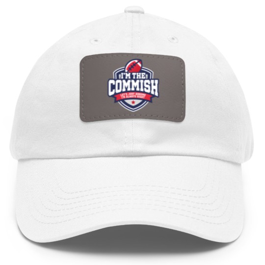 Discover 2020 Fantasy Football Commissioner Commish Always Right Dad Hat With Leather Patch