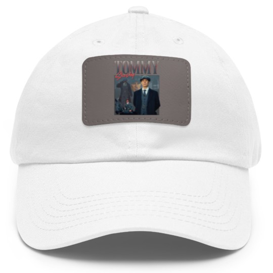 Discover Tommy Shelby Homage Dad Hat With Leather Patch Dad Hat With Leather Patch Top Peaky TV Show Gift Tom Thomas By Order Cillian Murphy