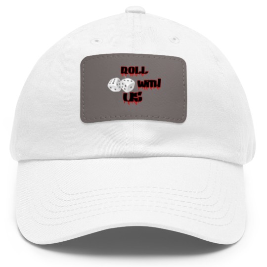 Discover Roll with US Vegas Dice Dad Hat With Leather Patch, Casino Bonus Dad Hat With Leather Patch