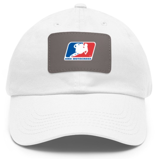 Discover AMA MOTOCROSS LOGO Dad Hat With Leather Patch