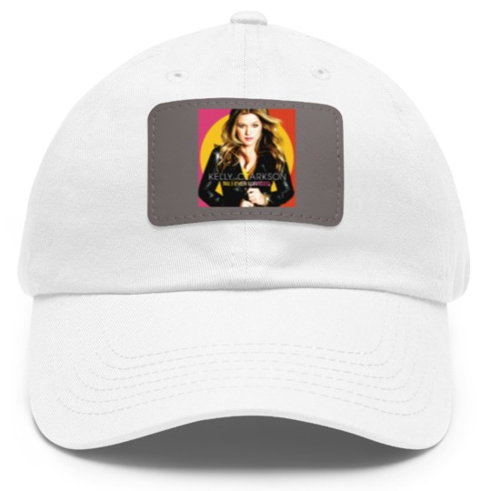 Discover Kelly Clarkson Essential Dad Hat With Leather Patch