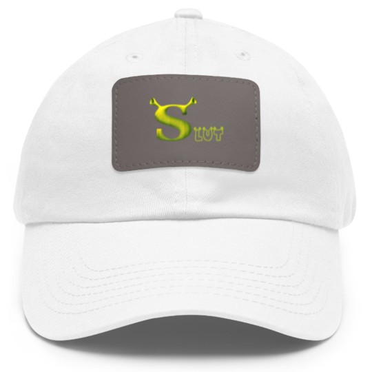 Discover Shrek Slut 2022 Dad Hat With Leather Patch, Shrek Lover Dad Hat With Leather Patch, Shrek Dad Hat With Leather Patch