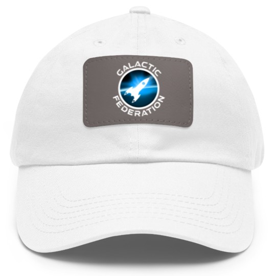 Discover Galactic Federation Logo - Galactic Federation - Dad Hat With Leather Patch