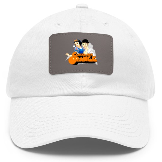Discover Orange Snow - Clockwork Orange - Dad Hat With Leather Patch