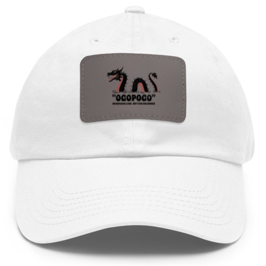 Discover "Ogopogo" - Okanagan Lake, British Columbia - Okanagan Lake British Columbia - Dad Hat With Leather Patch