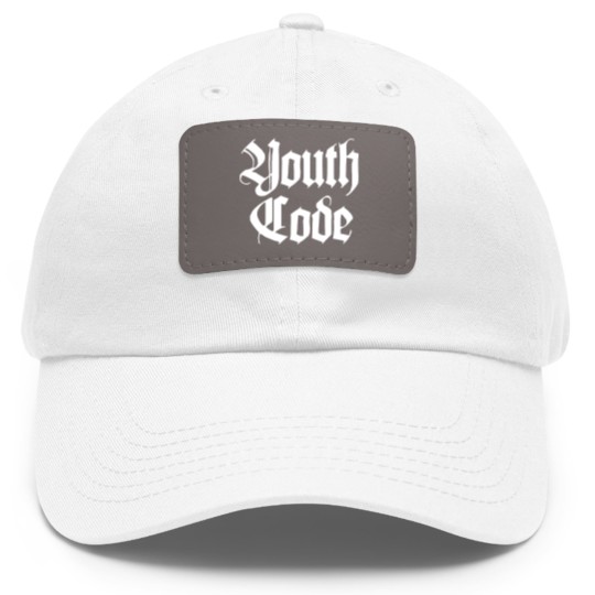 Discover youth code Dad Hat With Leather Patch