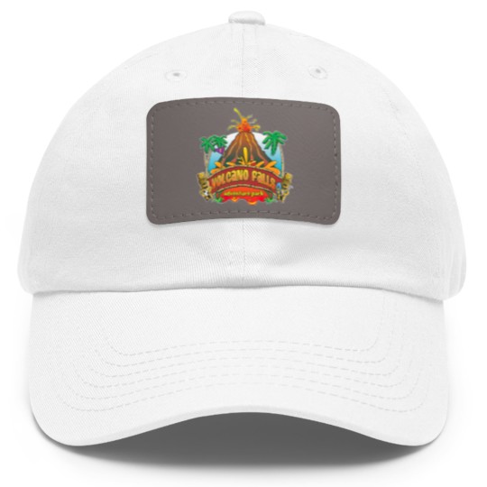 Discover VOLCANO FALLS ADVENTURES Dad Hat With Leather Patch