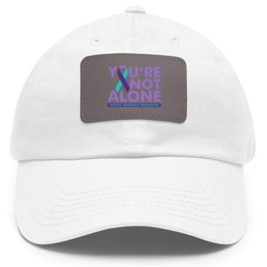 Discover Suicide Awareness Prevention Dad Hat With Leather Patch
