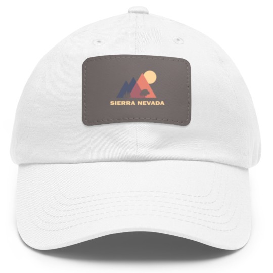 Discover sierra nevada mountains Dad Hat With Leather Patch