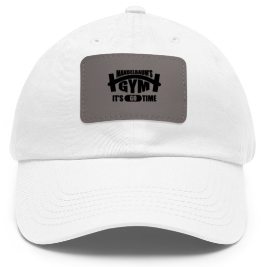 Discover Seinfeld Mandelbaum's Gym - Mandelbaums Gym - Dad Hat With Leather Patch