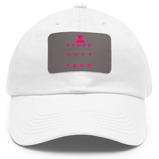Discover handprint chart grow with me school year growth Dad Hat With Leather Patch