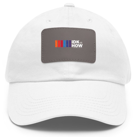 Discover iDKHOW - Idkhow Merch - Dad Hat With Leather Patch
