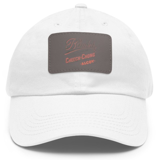 Discover Cheech and Chong's Big Bambu Dad Hat With Leather Patch