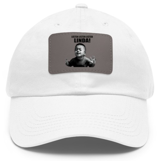 Discover listen linda Dad Hat With Leather Patch