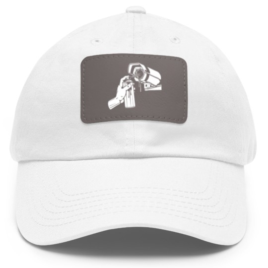 Discover Spray Cam Dad Hat With Leather Patch