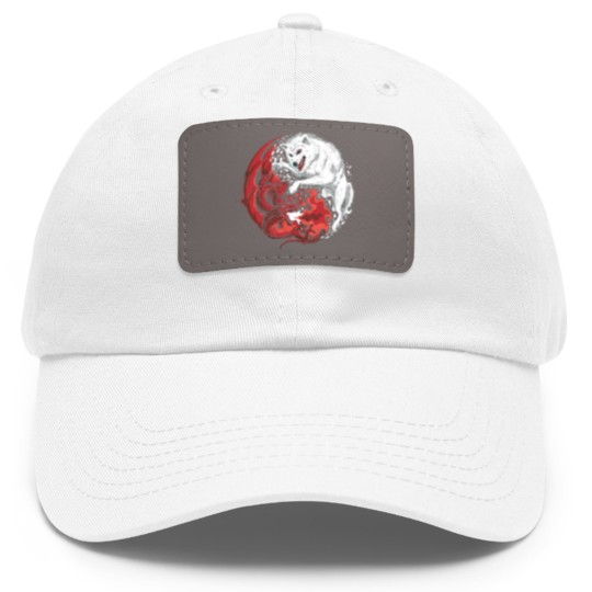 Discover ICE AND FIRE Dad Hat With Leather Patch