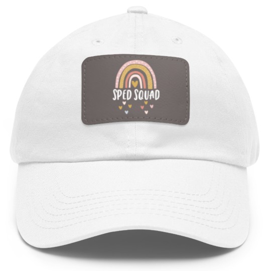 Discover Sped Squad Special Education Teacher Sped Ed Graph Dad Hat With Leather Patch