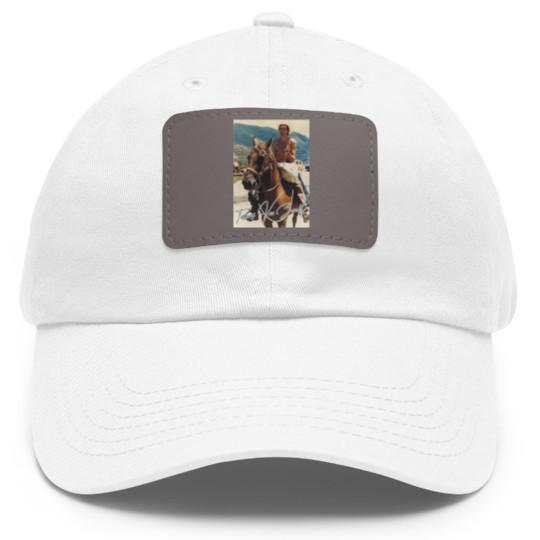 Discover Townes Van Zandt - Retro On Horse Fan Art - Townes Van Zandt - Dad Hat With Leather Patch