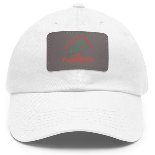 Discover Pizza Rizzo PIZZERIZZ0 Dad Hat With Leather Patch ~The Famous Original Pizza Dad Hat With Leather Patch