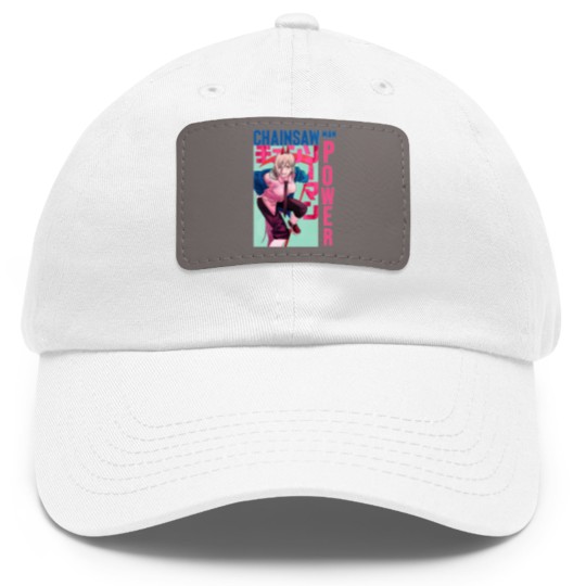 Discover Chainsaw Power Dad Hat With Leather Patch