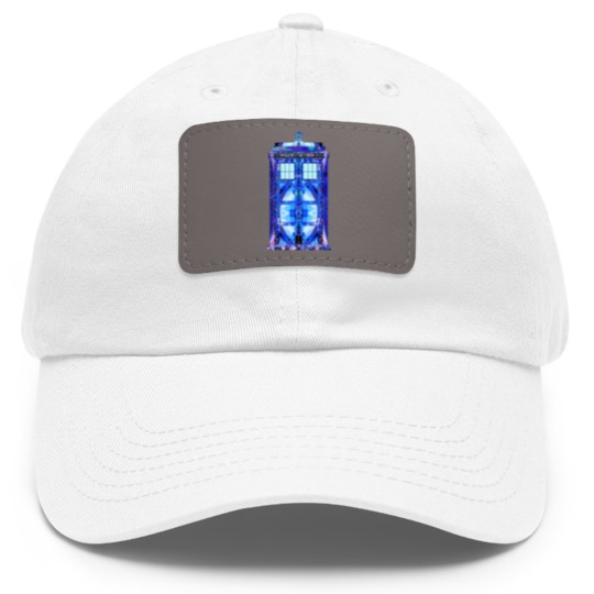 Discover Tardis - Doctor Who - Dad Hat With Leather Patch