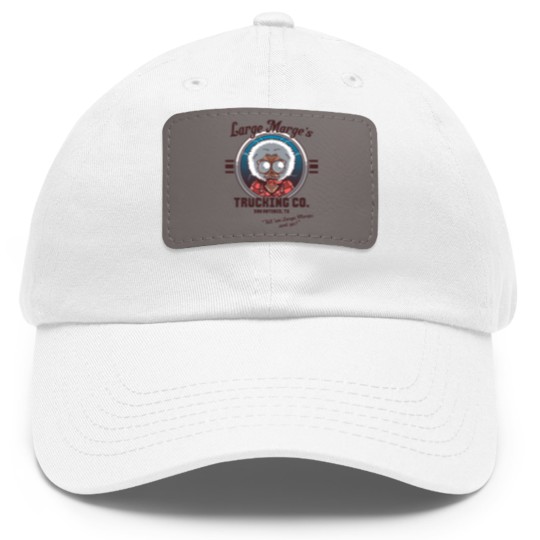 Discover Large Marge's Trucking Co. - Pee Wee Herman - Dad Hat With Leather Patch