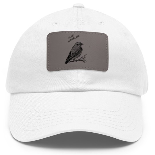 Discover Pine Warbler Dad Hat With Leather Patch