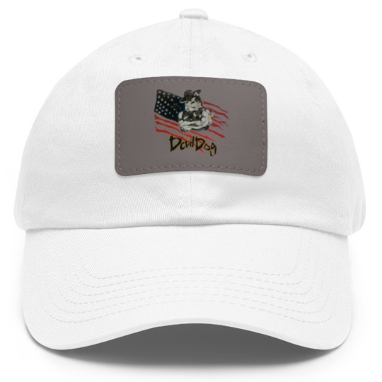 Discover Devil Dog Dad Hat With Leather Patch