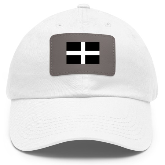 Discover Flag of Cornwall (United Kingdom) - Flag - Dad Hat With Leather Patch