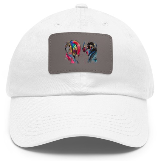 Discover Technologic-Daft Punk - Daft Punk - Dad Hat With Leather Patch