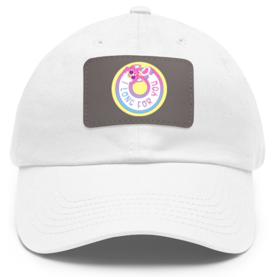Discover I long for you - Long Furby - Dad Hat With Leather Patch