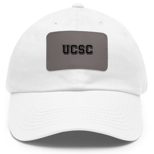 Discover UCSC University Pride Dad Hat With Leather Patch