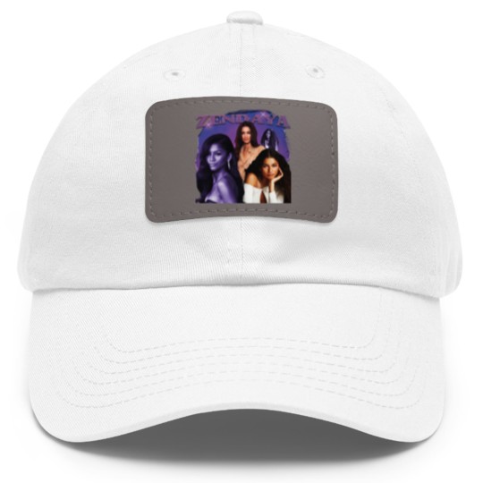 Discover Zendaya Vintage Dad Hat With Leather Patch