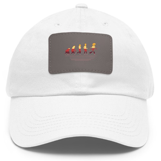 Discover Robots Evolution Robotisc Engeneering Dad Hat With Leather Patch