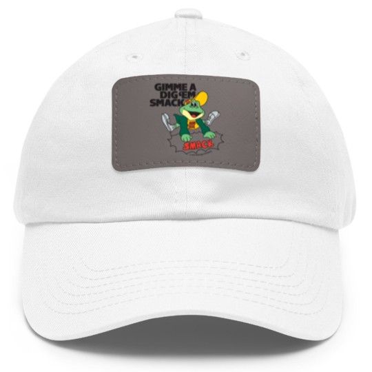 Discover Dig 'Em Smacks Vintage - Dig Em Smacks - Dad Hat With Leather Patch