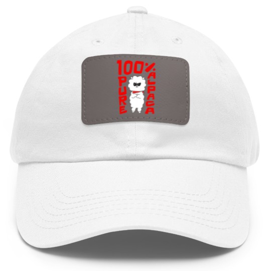 Discover 100% Pure Alpaca - Alpaca - Dad Hat With Leather Patch