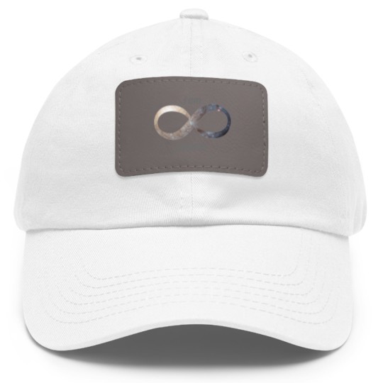 Discover i am infinite - infinity Dad Hat With Leather Patch