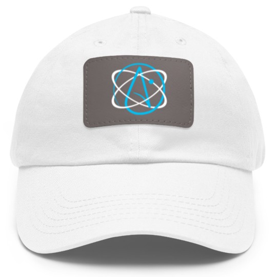 Discover Atheist Atom Logo Dad Hat With Leather Patch